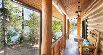 The Boat Motel on Ashley Lake- Where the mountains meet the water.