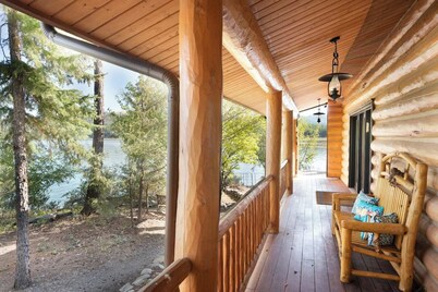 The Boat Motel on Ashley Lake- Where the mountains meet the water.