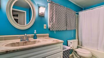 Hair dryer, towels