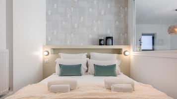 1 dormitorio, tabla de planchar con plancha, wifi gratis y ropa de cama