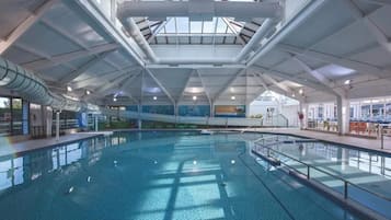 Indoor pool, outdoor pool