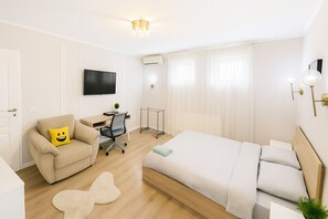 2 soveværelser, skrivebord, strygejern/strygebræt, gratis Wi-Fi