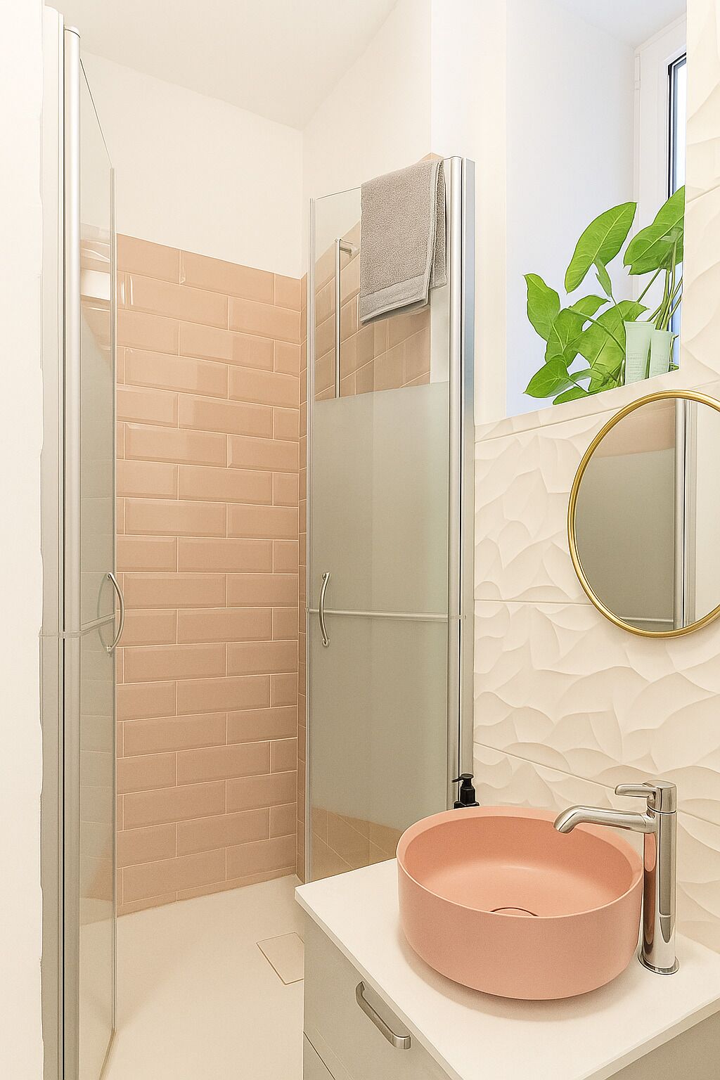 Shower, eco-friendly toiletries, hair dryer, towels