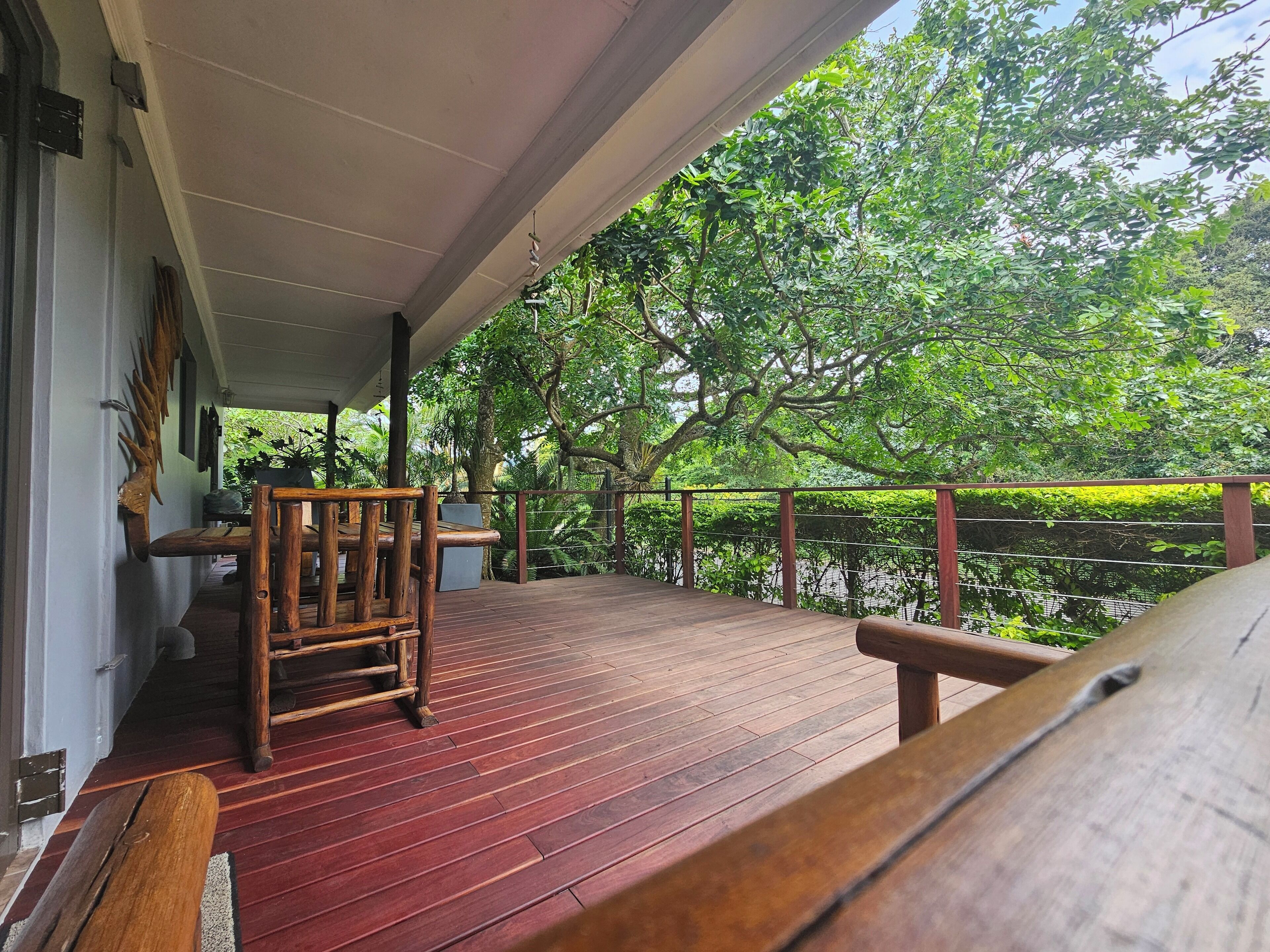 Deluxe-Doppel- oder -Zweibettzimmer, 1 Schlafzimmer, Balkon, Parkblick | Blick vom Balkon