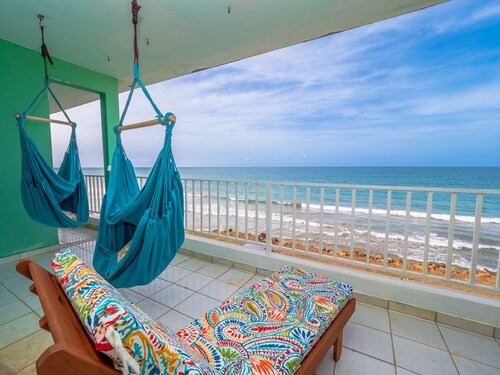 Jewel in the sky, joy on the beach: beachfront penthouse, views of El Yunque