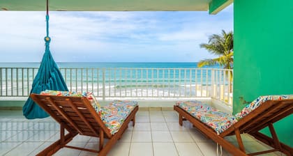 Jewel in the sky, joy on the beach: beachfront penthouse, views of El Yunque