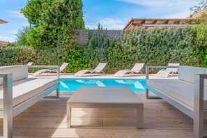 Pool - Villa Agusmar with Sea View, Pool & Wi-Fi (llucmajor)