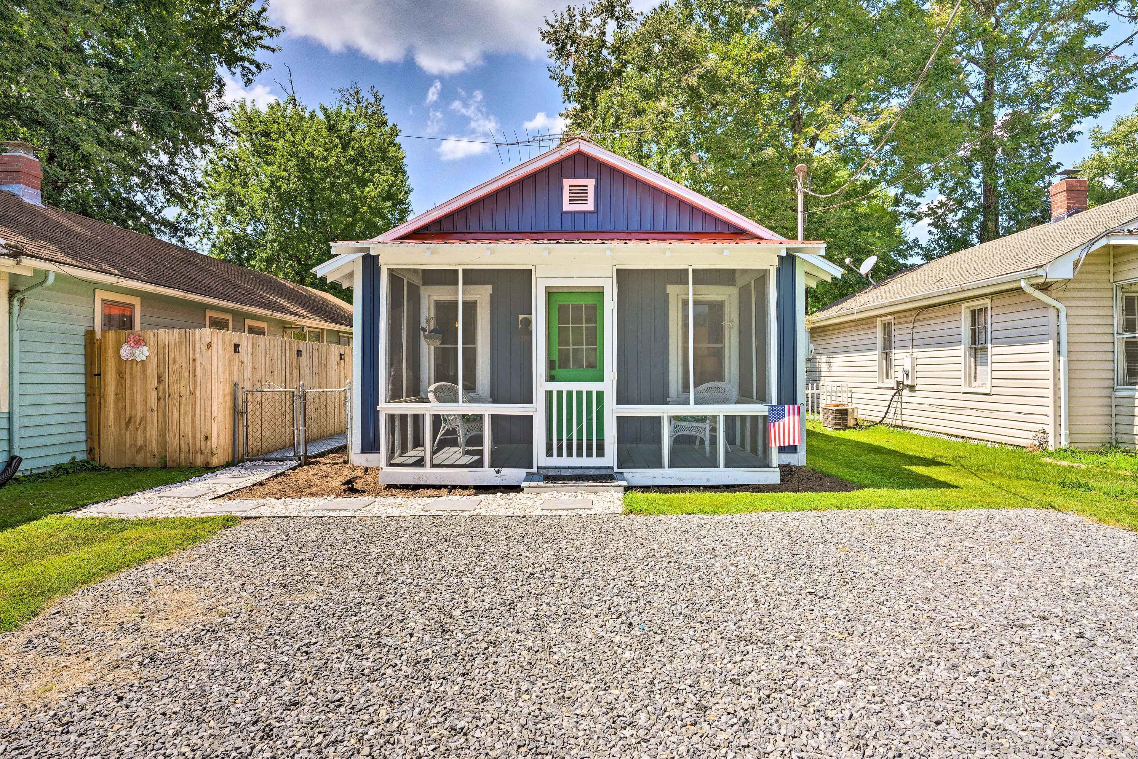 Chic Cottage w/ Private Yard: Steps to Beach!