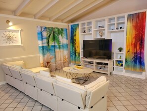 Smart TV, video games, Netflix, foosball
