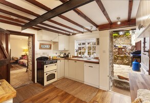 Fridge, dishwasher, electric kettle, toaster