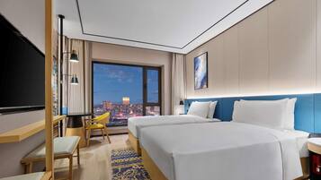 Zimmer, 2 Einzelbetten | Hochwertige Bettwaren, Daunenbettdecken, Minibar, Zimmersafe