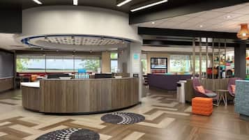 Mostrador para check-in y check-out