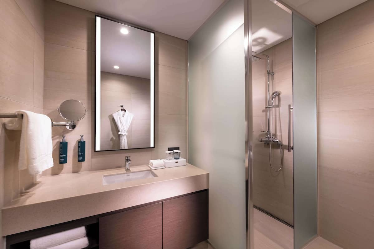 Badkamer met douche