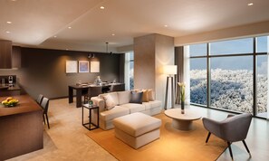 En 55-tommers Flatskjerm-TV med Parabol-TV samt TV