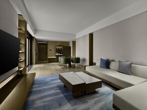 Premium-Suite, 1 King-Bett | Wohnbereich