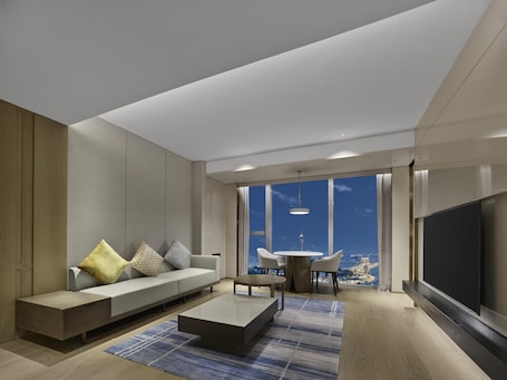 Área de sala de estar. Hilton Zhuhai