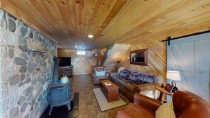 Fernseher, Kamin