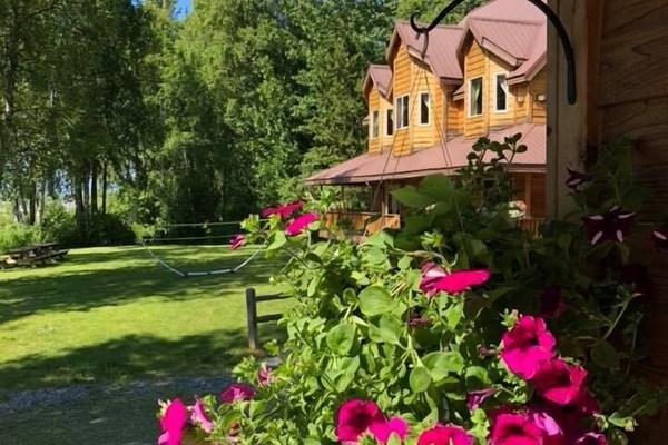 Cabin, Private Bathroom, River View (Riverside Cabins) | Garden