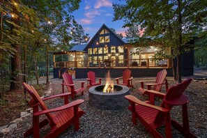 Terrace/patio - Beautiful retreat great for two families (Broken Bow)