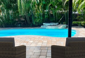 Una piscina riscaldata