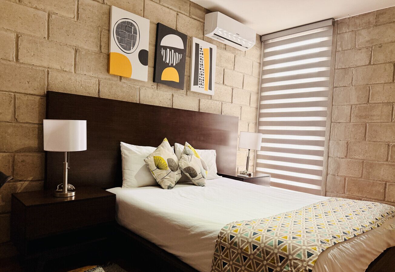 2 bedrooms, desk, iron/ironing board, WiFi (free)