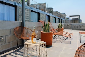 Terrace/patio - Stylish Authentic Loft w/Gym & Coworking | 1 BD | Tribu Colón (Guadalajara)