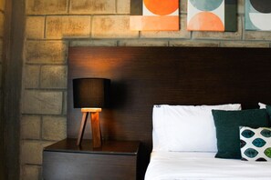 1 slaapkamer, een bureau, een strijkplank/strijkijzer, gratis wifi