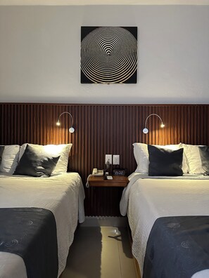 1 bedroom, down duvets, memory-foam beds, desk