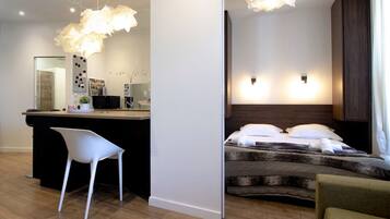 1 chambre, fer et planche à repasser, Wi-Fi gratuit, draps fournis