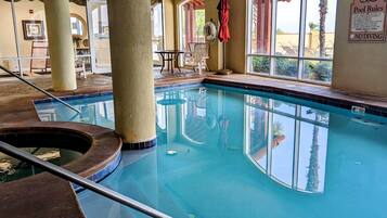 Indoor pool, outdoor pool