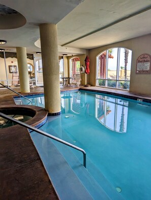 Indoor pool, outdoor pool