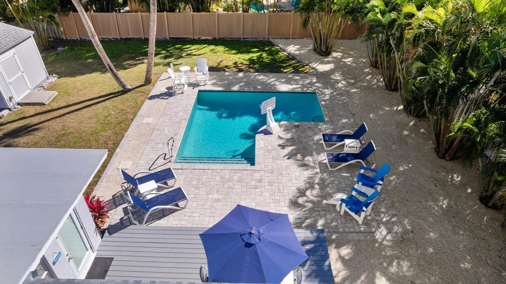 Et oppvarmet basseng