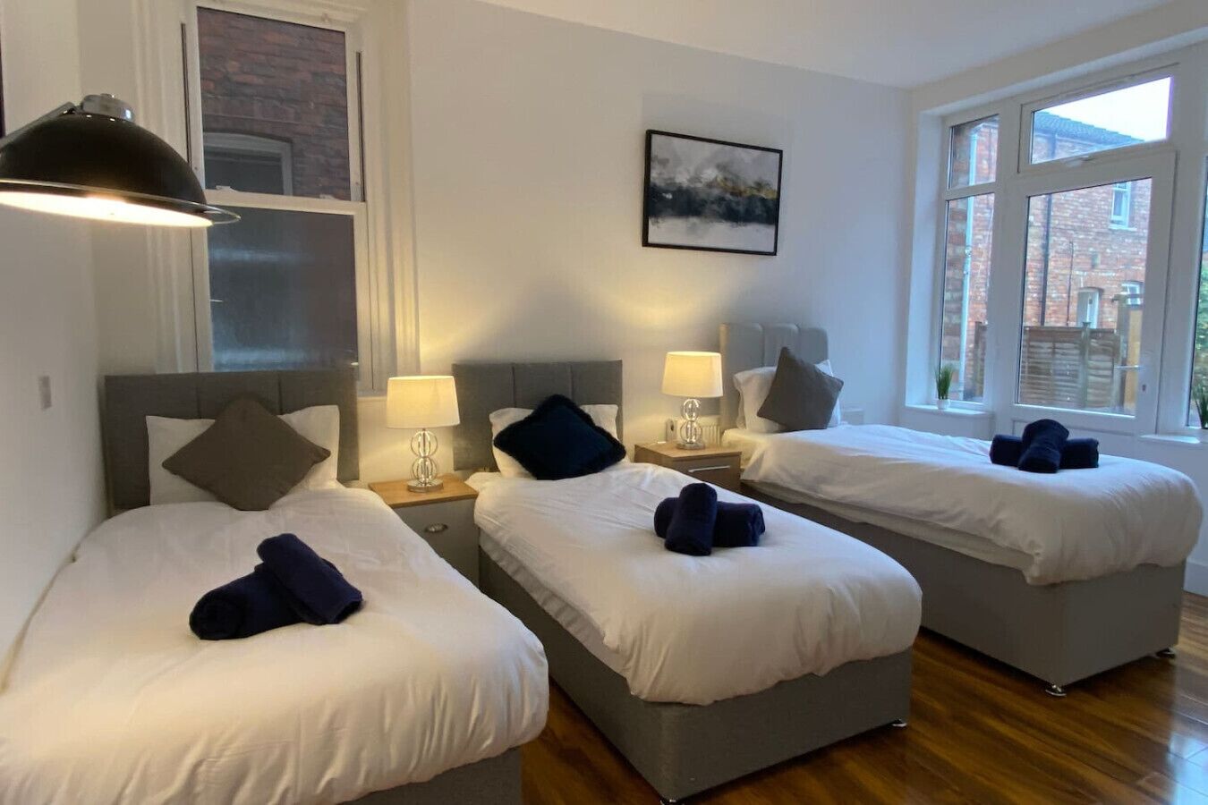 Desk, iron/ironing board, free WiFi, bed sheets