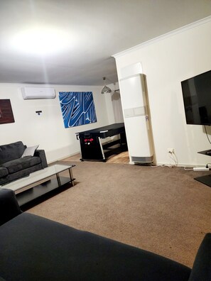 Smart TV, ping pong, books