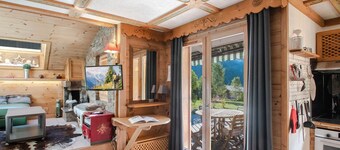 Hermoso dúplex con jardín en Chamonix, 4 pers, se permiten mascotas, parking, wifi