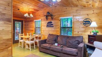 TV, fireplace, DVD player