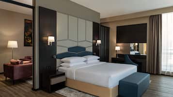 Premium Suite, 1 Bedroom | Minibar, in-room safe, individually decorated, individually furnished