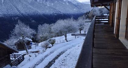 Joli chalet familial, proche des Saisies, des Contamines, accĂšs trĂšs facile