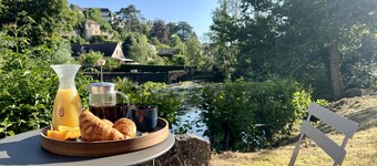 Recently renovated riverside sanctuary set in 5 acres with 14 meter heated pool