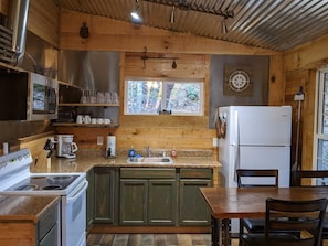 Cabin, 2 Bedrooms | Private kitchen - Deep Creek Hideaway 2 Bedroom Cabin by RedAwning (Bryson City)