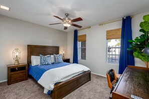 4 bedrooms, iron/ironing board, free WiFi