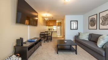 Condo, 1 Bedroom | Living room