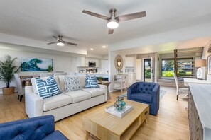 Living area - Kaanapali Plantation 3 bedroom 2.5 baths OceanView 3 Condo by RedAwning (Lahaina)