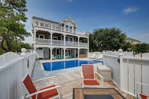 Pool - Linens Provided, Well-Maintained Home with Private Pool, Pets OK, Near Beach! (Nags Head)