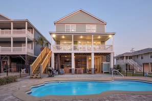 Pool - Aqua Vista: Private Pool, Steps To Beach (Murrells Inlet)