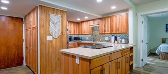 Remodeled open and spacious Center Village with a view! 2 Bedrooms 3 FULL Baths