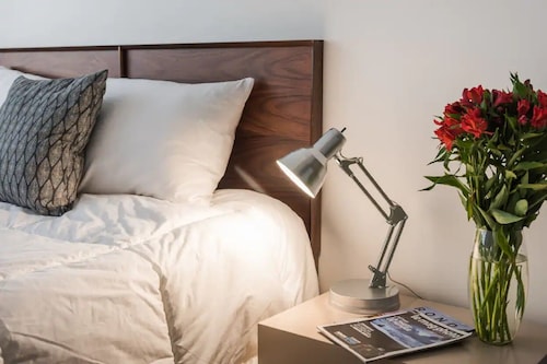 Truck bed size kitchen. Large shed size living room  avarge tub. Toilet sink. Si