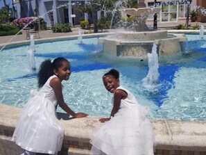 Traditional Apartment, 2 Bedrooms, Non Smoking, Pool View | Living area | 34-inch flat-screen TV with cable channels, TV, Netflix - Holiday House Second floor Ste (Montego Bay)