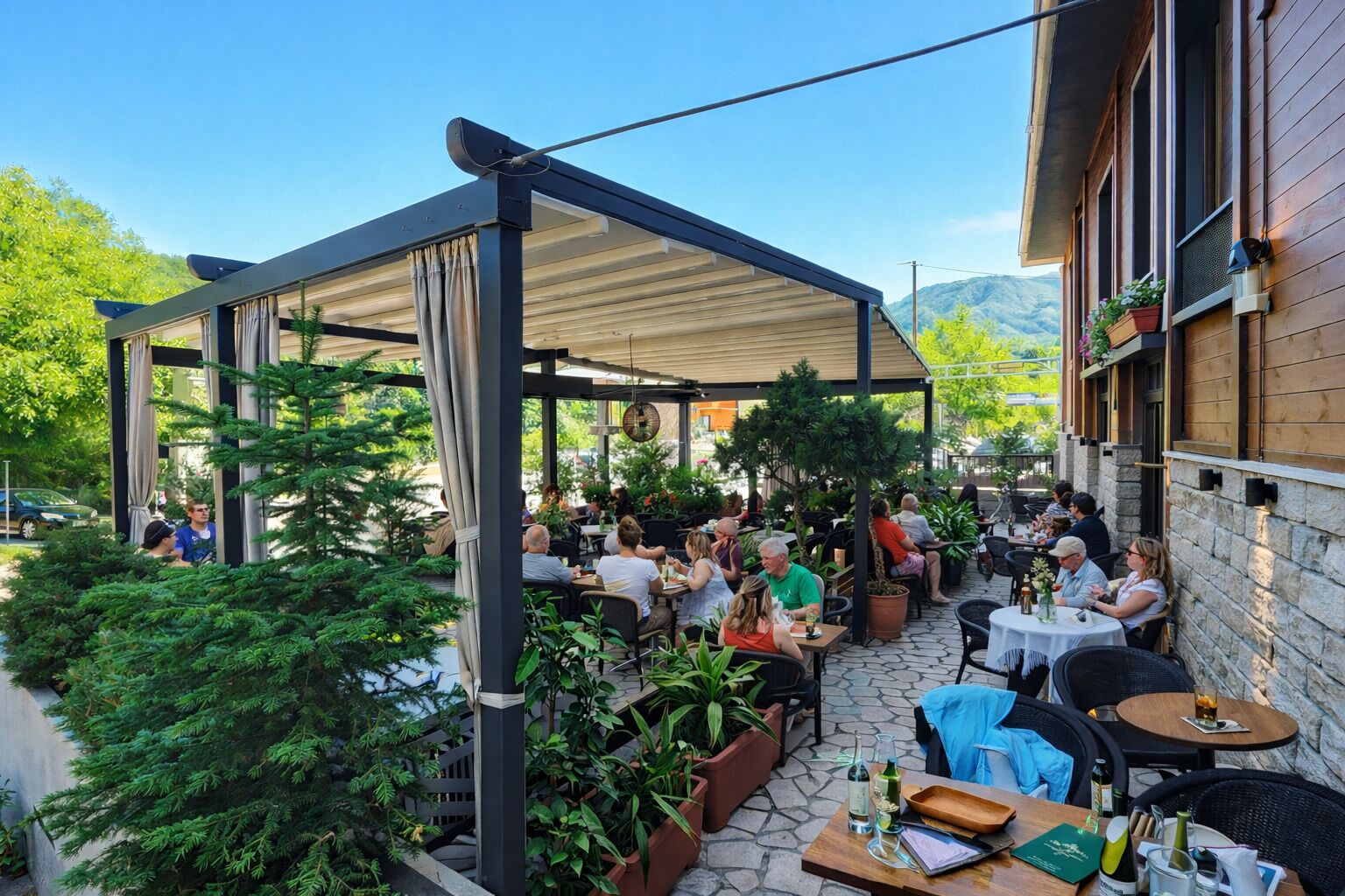 Outdoor dining