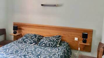 2 chambres, lit parapluie